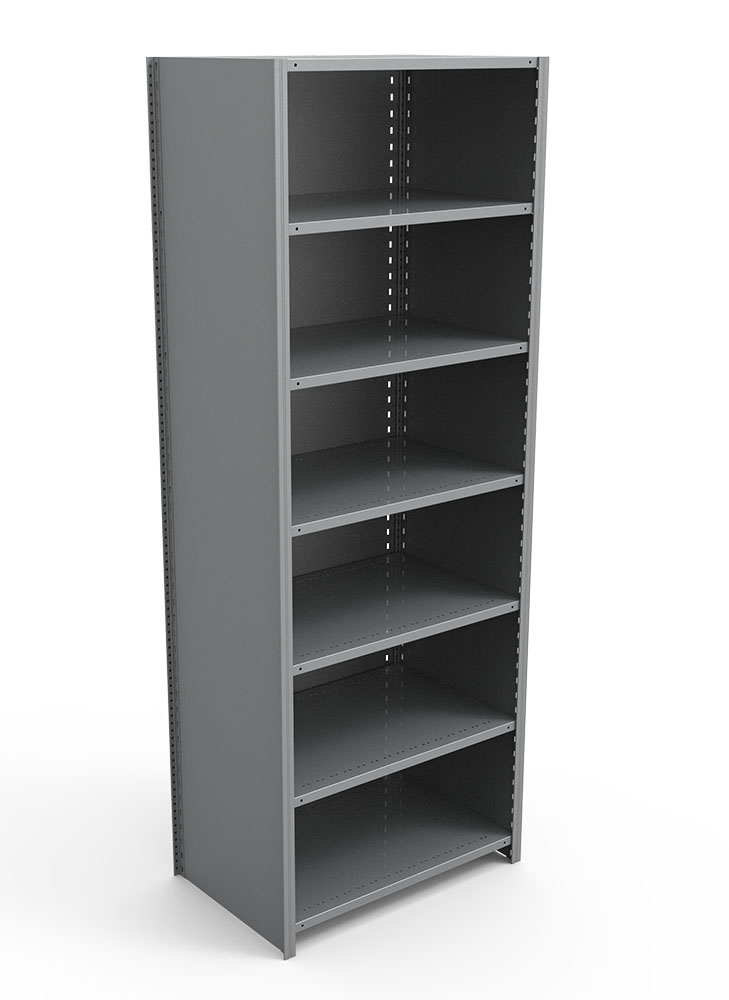 closed industrial shelving unit