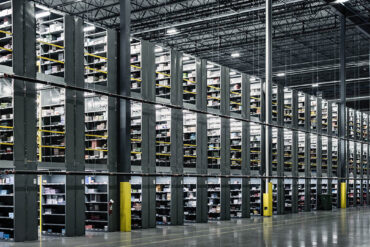 multi-level shelving supported storage system